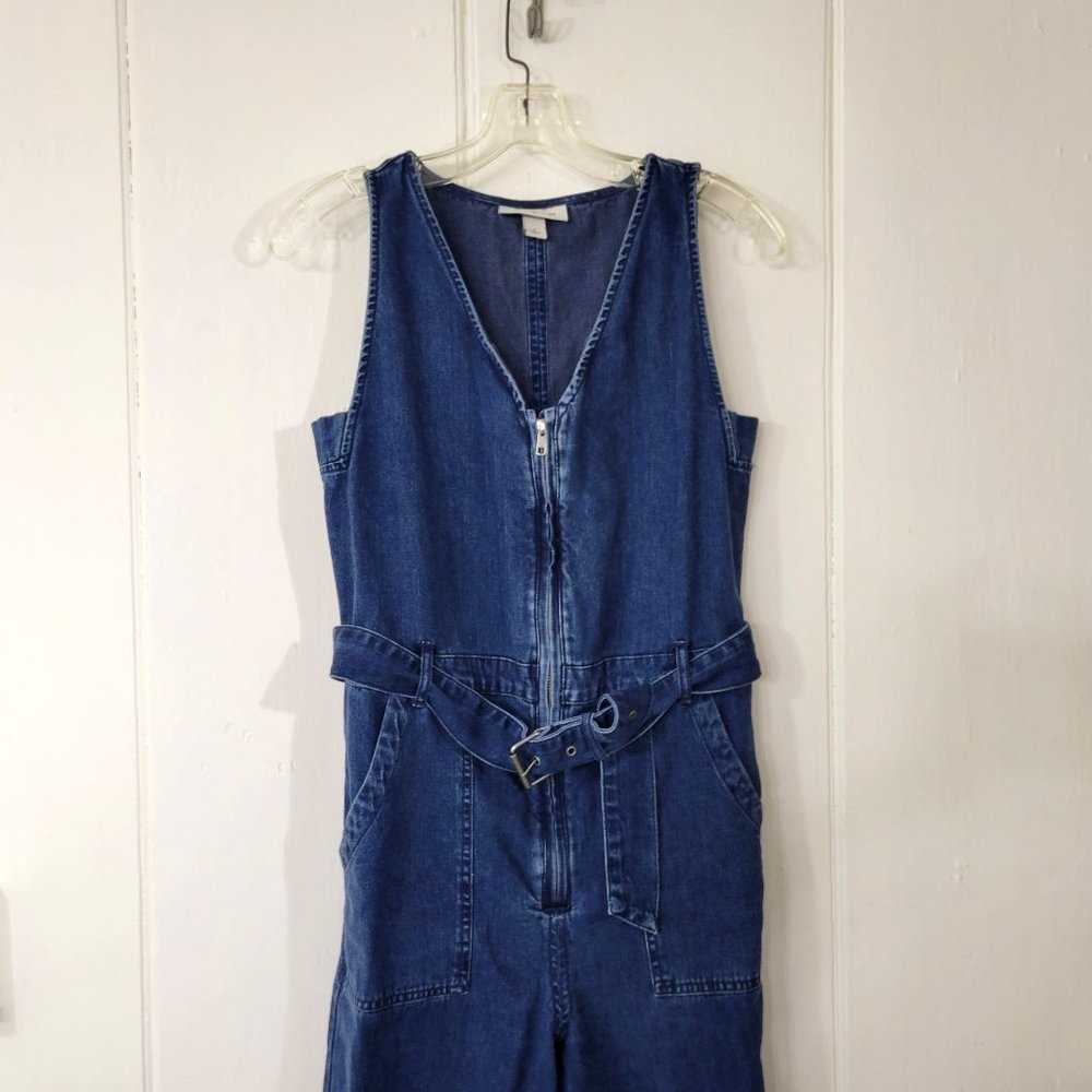 Rachael Comey Sleeveless Denim Jumpsuit - Picture 4 of 5